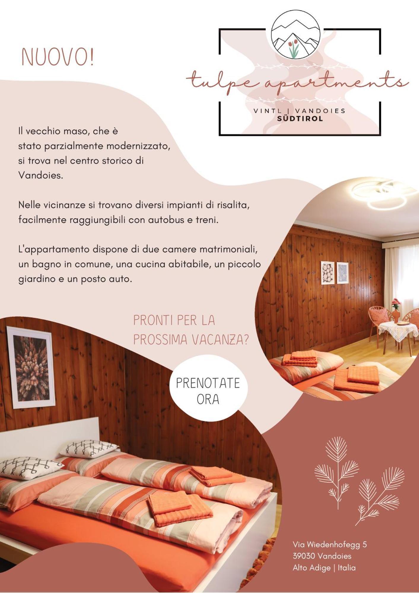 Tulpe Apartments Vandoies di Sotto  Exterior photo